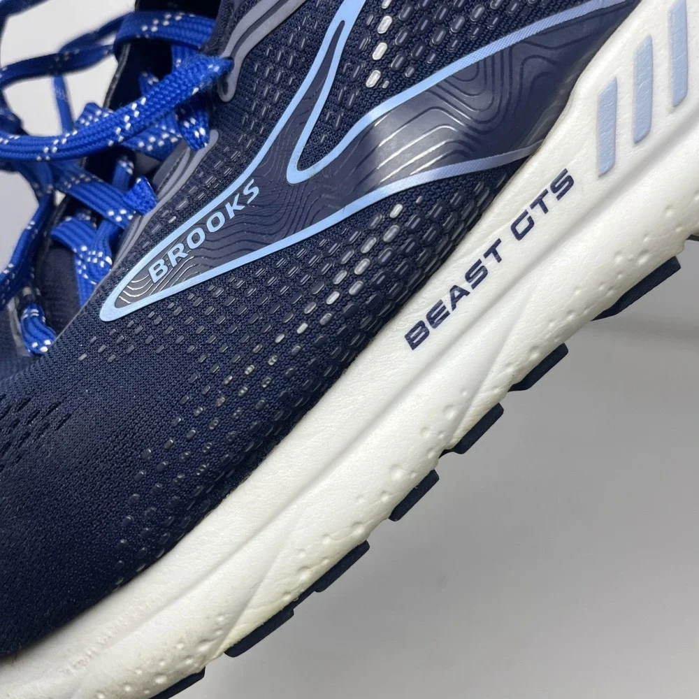 Brooks Beast GTS 23 Men's Size 12 Blue Athletic Walking Running Extra Wide 4E